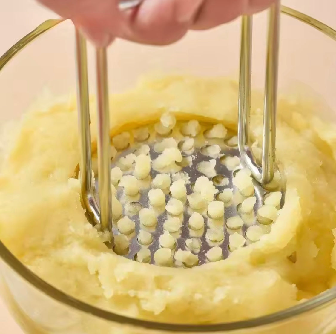 Stainless Steel Potato Masher, Kitchen Tool for Baby Food Preparation, Manual Potato Masher