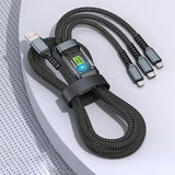 100W 3-in-1  Charging Cable