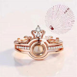 100 languages I love you Projection Ring