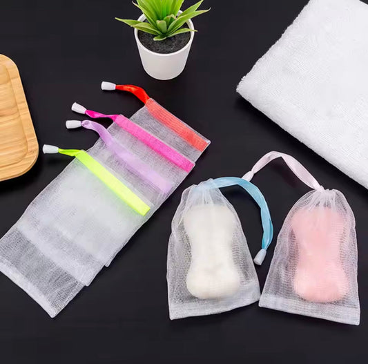 3Pcs Set Of Soap Saver Bag, Soap Foaming Net for Bath, Hanging Net Soap Mesh Bag