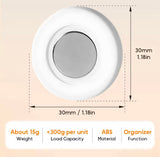 5 Pcs Strong Magnetic Remote Control Holder, Strong Magnet Self Adhesive Hook, Wall Mount Adhesive TV/Air Conditioner Remote Control Holder