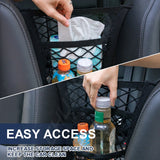 3 Layer Seat Storage Net & Barrier For Car Organizer